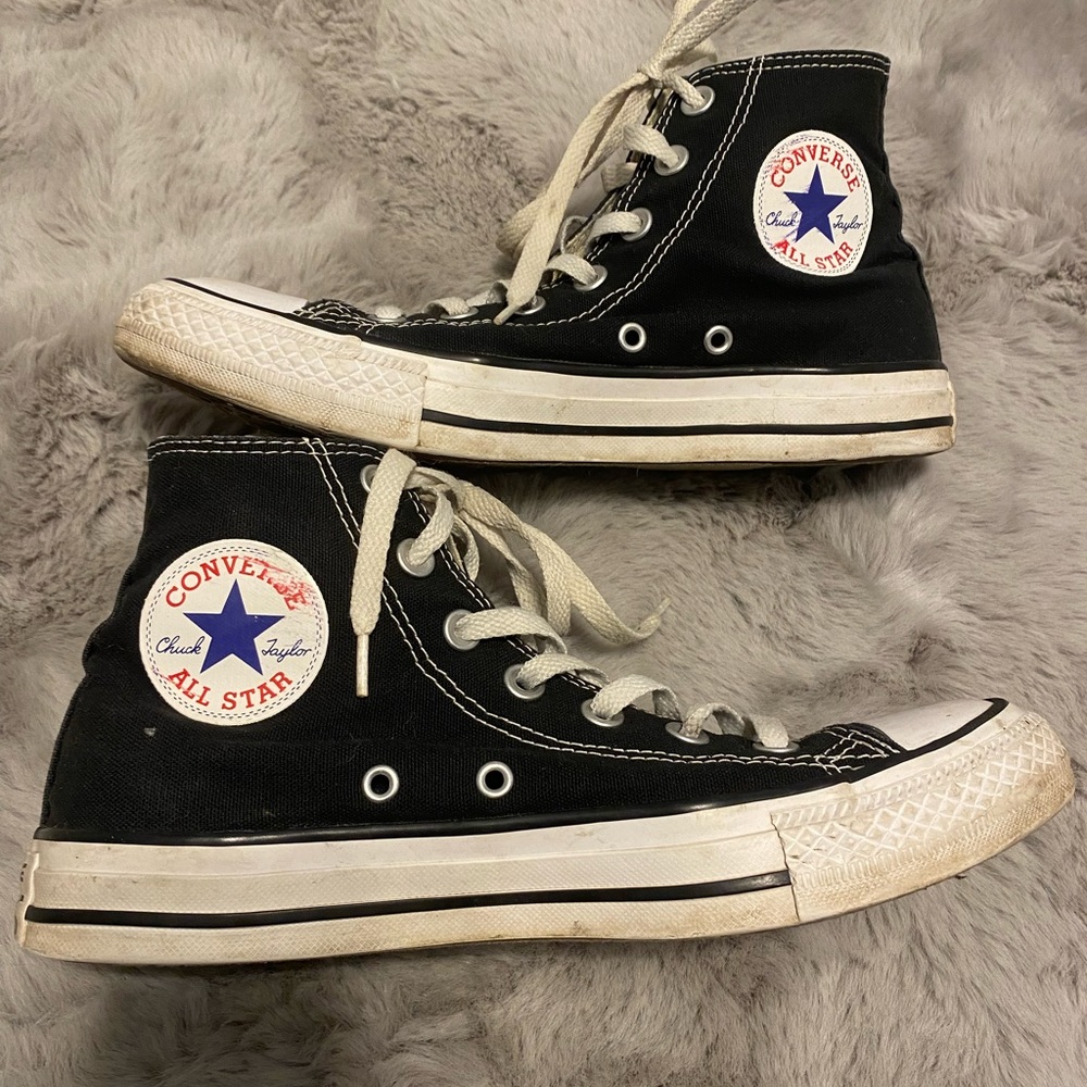 Black High Top Converse